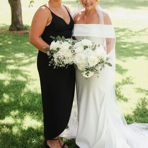 BHLDN Elegant Black Evening Dress